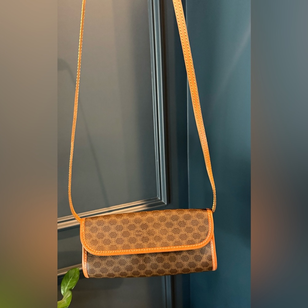 Celine Vintage Macadam Canvas Clutch - Picture 2 of 6
